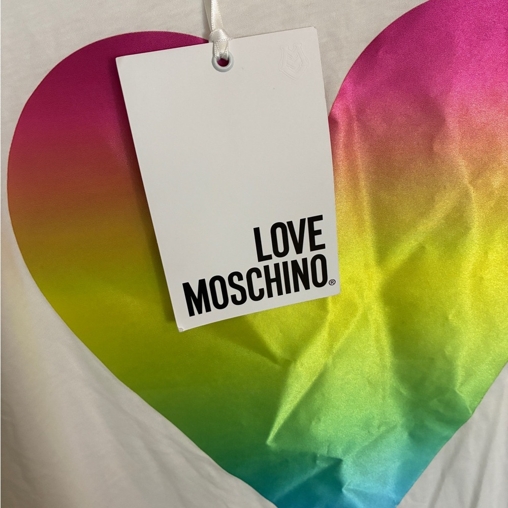 Moschino Multicolor Heart Teeshirt dress - Picture 3 of 5